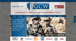 Desktop Screenshot of militarylawyer-defense.com